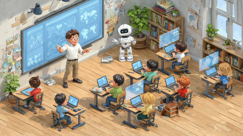 "חינוך בעידן דיגיטלי" פרי עטי והתוכנית הלאומית בחינוך שפורסם לאחרונה המידע שעליו התבססה השיחה מקורו בשלושה מסמכים שונים העוסקים, כל אחד מנקודת מבט אחרת, בבינה מלאכותית ובהשפעותיה, בדגש על תחום החינוך וההיערכות הלאומית הרחבה.